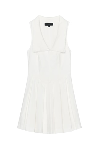 Robe plissée - Blanc