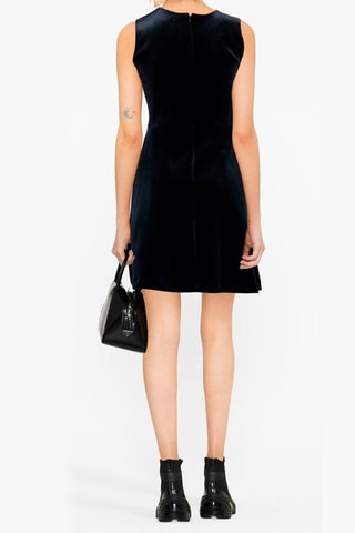 Trapeziumjurk Emporio Armani Marineblauw