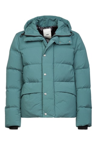 Gewatteerde Jas met Capuchon - Blauw