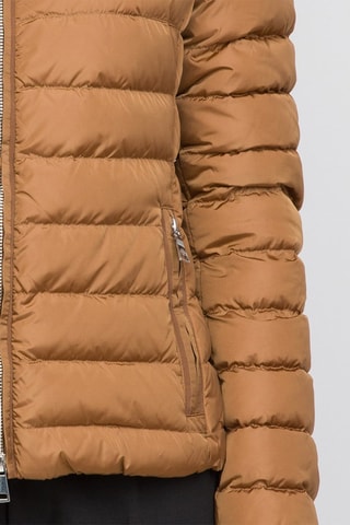 Gewatteerde Jas met Capuchon - Lichtbruin