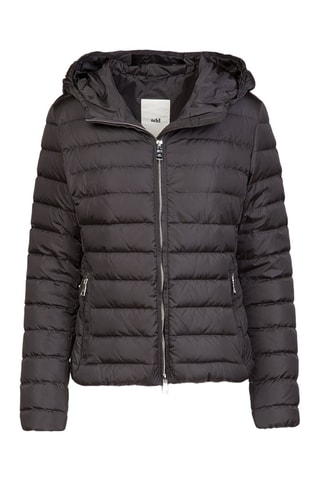 Gewatteerde Jas met Capuchon - Grijs