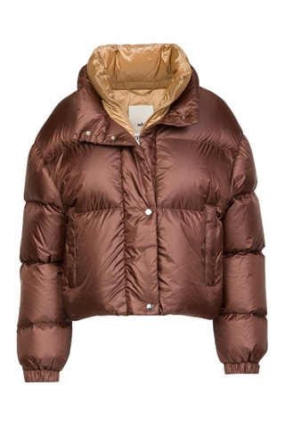 Gewatteerde Jas - Bruin en Goudkleurig