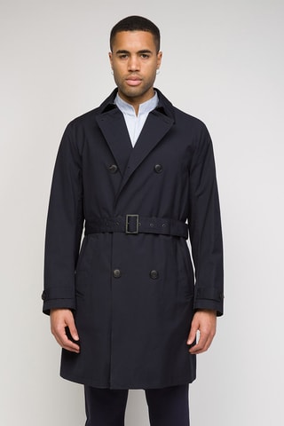 Trenchcoat Donkerblauw - Emporio Armani
