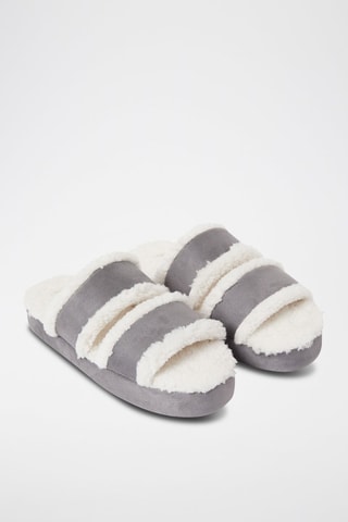 Gevoerde Pantoffels Barnabe Antraciet