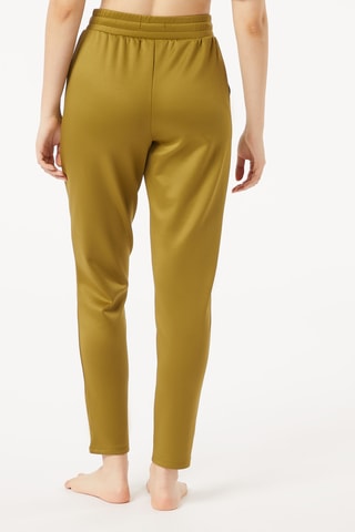 Pyjamabroek hoge taille Loungewear Kaki