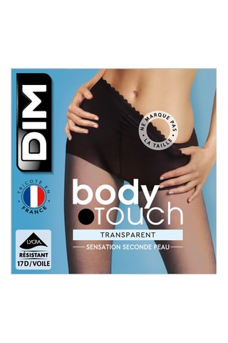 6 Panty's Bodu touch nude effect - 17 Denier - Zwart