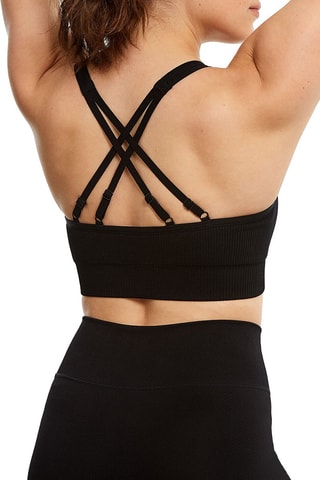 Sportbeha Maylis Zwart