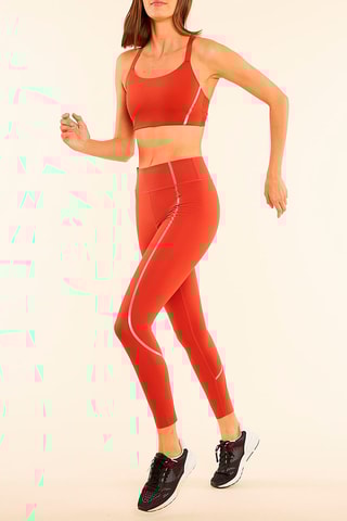 Voorgevormde Sportbeha Elea Steenrood