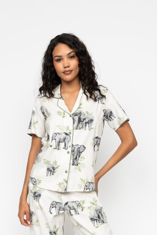 Pyjamablouse Eloise - Wit