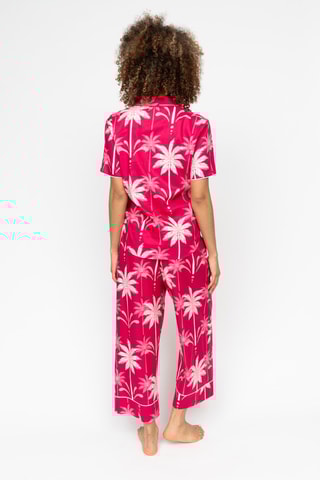 Pyjamablouse Kayla - Bordeauxrood