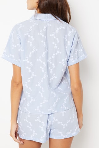 Camisa de pijama - Azul-celeste