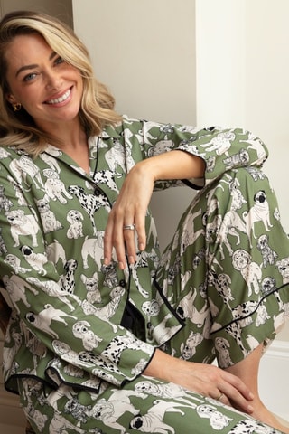 Pyjamahemd Nancy - Groen