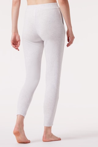 Pyjamabroek hoge taille Loungewear Grijs