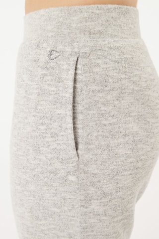 Pyjamabroek met hoge taille Cibel- Gemêleerd Lichtgrijs