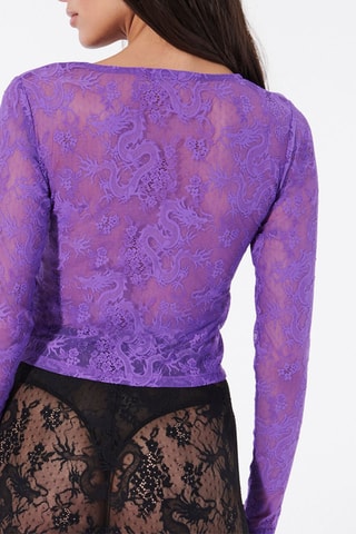 Top Longluciliz - Paars