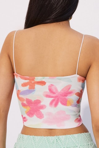 Pyjama croptop Rouloprintiz - Wit - Undiz