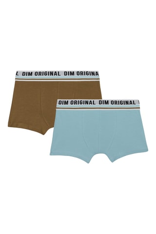 2 Boxers Original - Bruin en Blauw