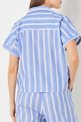 Pyjamablouse Jennie - Lichtblauw