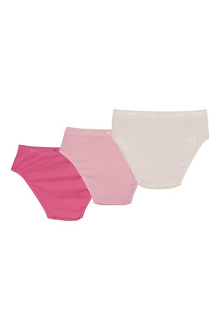 3 Slips Les Pockets Ecodim Roze en Beige