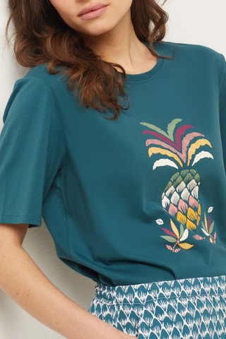 T-shirt Bahananas Dennengroen