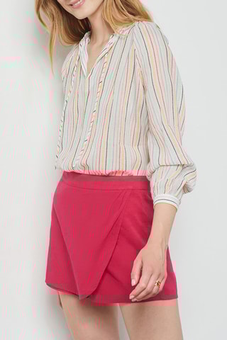 Gestreepte Top - Roze