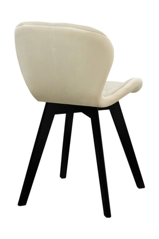 2 sillas de madera y caucho Daisy - 50 x 79 x 47,5 cm