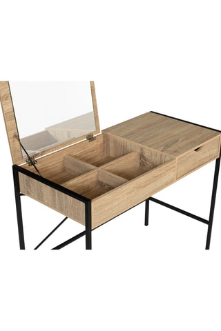 Toucador e banco Alana - 83 x 75,5 x 39,5 cm / 35 x 40,5 x 35 cm