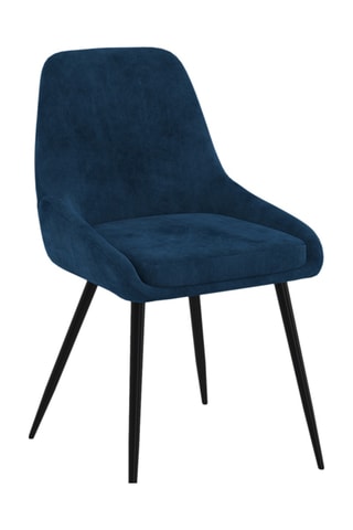 4 cadeiras Olivia - 47,5 x A79 x P54 cm - Revestimento em veludo