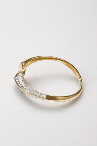 Anel Aenor Ouro amarelo e diamantes