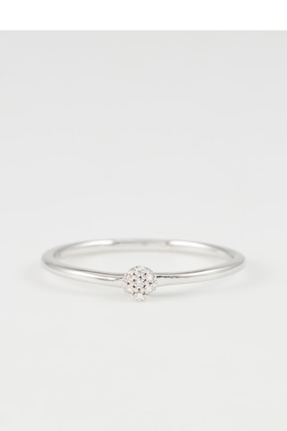 Anel Rinata Ouro branco e diamantes