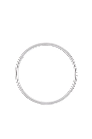 Aliança Humilité Ouro branco e diamantes