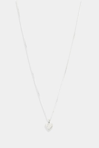 Pendente Cœur Pris  Ouro branco e diamantes