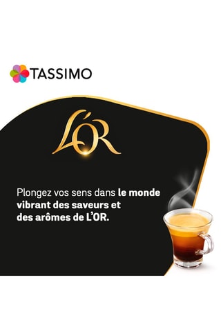 64 dosettes Tassimo - L'or XL classique, XL intense, Fortissimo, Cappuccino et Latte Macchiato - 3 x 16 dosettes et 2 x 8 dosettes