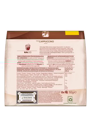 80 dosettes Senseo - Cappuccino - 10 x 8 dosettes