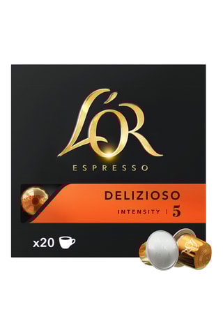 200 cápsulas - Café Delizioso - Intensidad 5 - 10 x 20 cápsulas L'Or Espresso