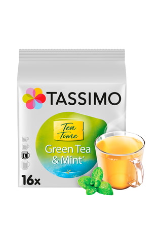 80 dosettes Tassimo - Tea Time Thé Vert Menthe - 5 x 16 dosettes