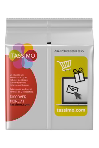 80 monodosis Tassimo - Grand Mère Café Espresso - 5 x 16 cápsulas
