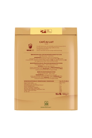 160 dosettes Senseo - Café au lait - 10 x 16 dosettes