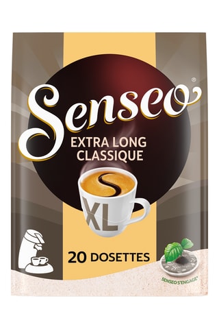 200 monodosis Senseo - Extralargo Clásico - 10 x 20 cápsulas