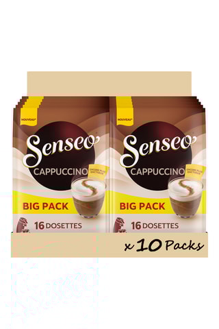 160 monodosis Senseo - Capuchino - 10 x 16 cápsulas