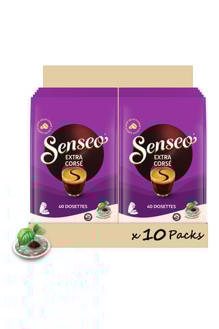 400 monodosis Senseo - Extraintenso - 10 x 40 cápsulas