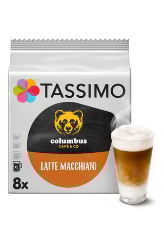 40 dosettes Tassimo - Columbus Latte Macchiato - 5 x 8 dosettes