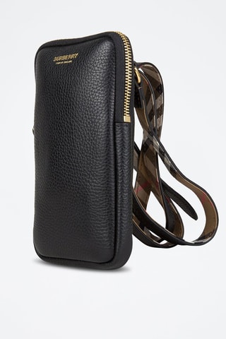 Pochette en cuir Phone Pouch Lgl - Noir