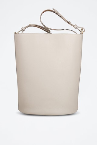 Sac seau en cuir Large Bucket Lgl - Blanc