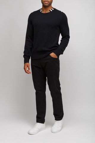 Pull en laine et cachemire Noland Black - Noir