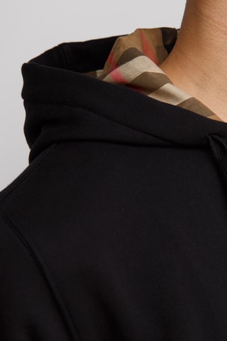 Sweat à capuche Hove Emb - Noir