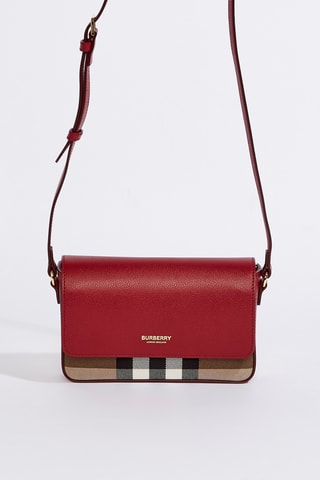 Sac à bandoulière en cuir de veau New Hampshire - Rouge antique