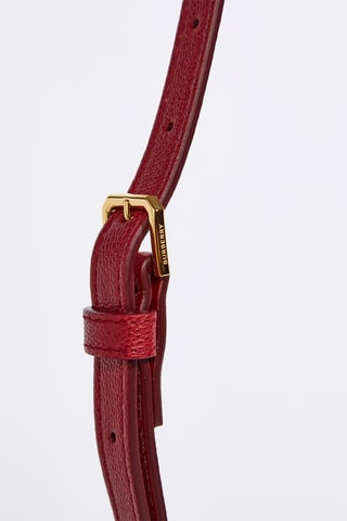 Sac à bandoulière en cuir de veau New Hampshire - Rouge antique