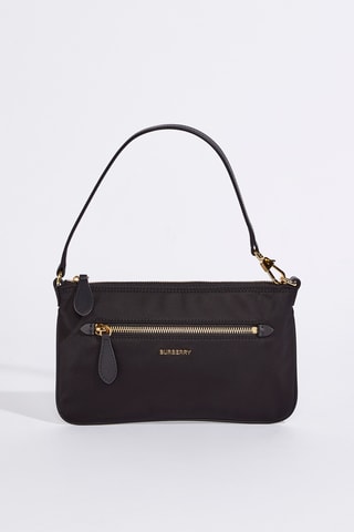 Pochette en cuir de veau Pouch - Noir