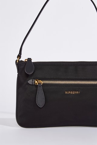Pochette en cuir de veau Pouch - Noir